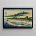 Tokaido Ejiri Tago no ura ryakuzu - Katsushika Hokusai — ingelijst kunstwerk aan de muur