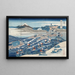 Tōkaidō Kanaya no Fuji - Katsushika Hokusai — ingelijst kunstwerk aan de muur