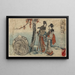 Iso - Katsushika Hokusai — ingelijst kunstwerk aan de muur