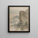 Landschap - Kawabata Gyokushō — ingelijst kunstwerk aan de muur