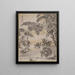 Eekhoorns die kastanjes verzamelen - Kawanabe Kyōsai — ingelijst kunstwerk aan de muur