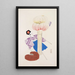 Illustrations collectées de jouets japonais Pl086 - Kawasaki Kyōsen — framed artwork on a wall