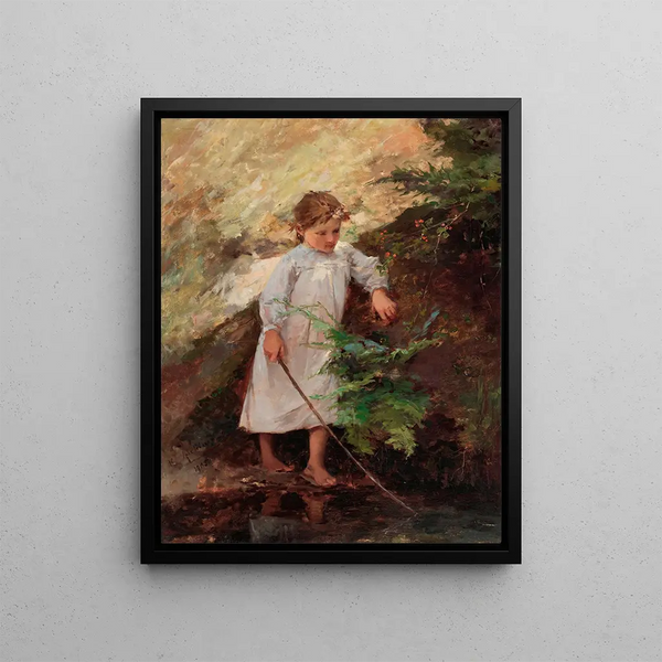 Kazimierz Alchimowicz - Girl in a landscape.webp