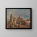 van de Ateliers de la chaudière à vapeur à Solec à Varsovie - Kazimierz Eliasz Galli — ingelijst kunstwerk aan de muur