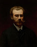 Portret van de schilder Walerz Brochocki - Kazimierz Mirecki — weergave van het kunstwerk