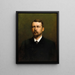 portret van Raimund Grübl - Kazimierz Pochwalski — ingelijst kunstwerk aan de muur