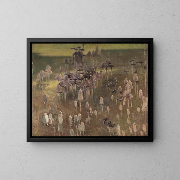 Autumn Flora - Kazimierz Stabrowski — framed artwork on a wall