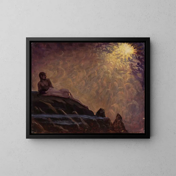 Composition fantastique - Kazimierz Stabrowski — framed artwork on a wall