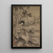 Figure taoïste féminine dans un paysage - Koboku — ingelijst kunstwerk aan de muur