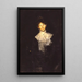 Une dame en noir - Kenyon Cox — ingelijst kunstwerk aan de muur