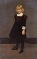 Portret van een jonge vrouw - Kenyon Cox — weergave van het kunstwerk