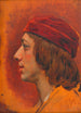 Studie van een man - Kenyon Cox — weergave van het kunstwerk