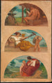 Le Progrès de la civilisation La Forge Commerce et Éducation étude de fresque Capitole d'État Des Moines Iowa - Kenyon Cox — weergave van het kunstwerk