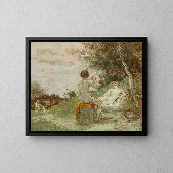 Pastoral Painting - Ker Xavier Roussel — framed artwork on a wall