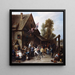 Kermesse op de dag van Sint-Joris - David Teniers de Jonge — ingelijst kunstwerk aan de muur