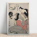 Reproductie van het schilderij L'amour maternel de Sankatsu et Hanshichi - Kitagawa Utamaro