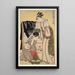 Chbon no zu Image de la classe moyenne - Kitagawa Utamaro — ingelijst kunstwerk aan de muur
