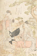 Profiteren van de frisheid in een tuin - Kitagawa Utamaro — weergave van het kunstwerk