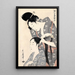 Coiffeur Kamiyui - Kitagawa Utamaro — ingelijst kunstwerk aan de muur