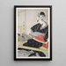 Hataori Tissage sur un métier - Kitagawa Utamaro — ingelijst kunstwerk aan de muur