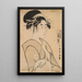 Hinakoto de Hygor - Kitagawa Utamaro — ingelijst kunstwerk aan de muur