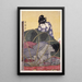 Horogaya Moustiquaire pour bébé - Kitagawa Utamaro — ingelijst kunstwerk aan de muur