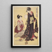 Jbon no zu Image de la classe supérieure - Kitagawa Utamaro — ingelijst kunstwerk aan de muur