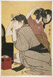Kamiyui Coiffure - Kitagawa Utamaro — weergave van het kunstwerk