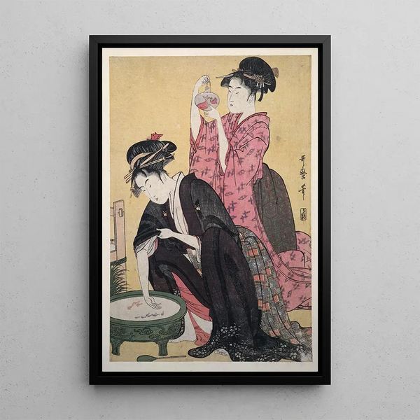 Kitagawa Utamaro - Kingyo Goldfish.webp