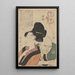 Les van haat Nikuburi - Kitagawa Utamaro — ingelijst kunstwerk aan de muur