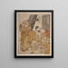 Oyasumidokoro: Theeschenkerij langs de weg - Kitagawa Utamaro — ingelijst kunstwerk aan de muur