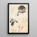 Shinohara van Tsuruya kamuro Wakaba en Chieda - Kitagawa Utamaro — ingelijst kunstwerk aan de muur