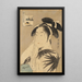 La veuve d'Asahiya - Kitagawa Utamaro — ingelijst kunstwerk aan de muur