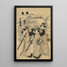 Vrouwelijke zwervers - Kitagawa Utamaro — ingelijst kunstwerk aan de muur
