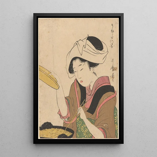 Kitagawa Utamaro - Woman Cooking.webp