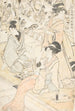 Imprimeur sur bois distribuant de nouvelles estampes - Kitagawa Utamaro — weergave van het kunstwerk
