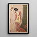 Énigme picturale de Hanagi de la maison Giya - Kitagawa Utamaro — ingelijst kunstwerk aan de muur