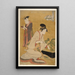Yashio van het huis Giya Someki Tsumaki - Kitagawa Utamaro — ingelijst kunstwerk aan de muur