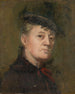 Self-portrait Painting - Kitty Kielland — artwork view