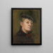 Self-portrait Painting - Kitty Kielland — framed artwork on a wall