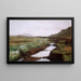 Study of a peat bog on Jæren - Kitty Kielland — framed artwork on a wall