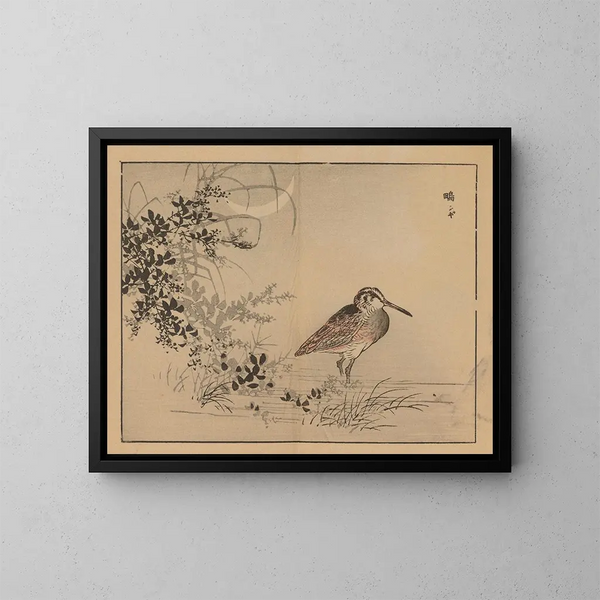 Bairei gafu, plate 40 - Kono Bairei — framed artwork on a wall