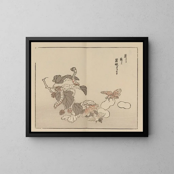 Bairei gafu Pl. 62 - Kono Bairei — framed artwork on a wall