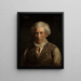 De kunstenaars Vader Lars Bergslien - Knud Bergslien — ingelijst kunstwerk aan de muur