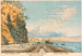 van de Mont Fuji vanaf Satta, geschetst om 9 uur in half januari 1881 - Kobayashi Kiyochika — weergave van het kunstwerk
