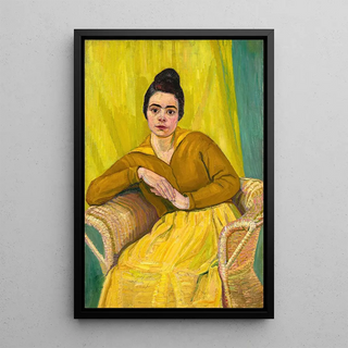 Koloman Moser - Sitzende Dame im Korbstuhl.webp