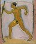 De Reiziger - Koloman Moser — weergave van het kunstwerk