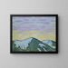 Cimes montagneuses enneigées au crépuscule - Koloman Moser — ingelijst kunstwerk aan de muur