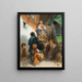 De speler van de orgel - Konrad Grob — ingelijst kunstwerk aan de muur