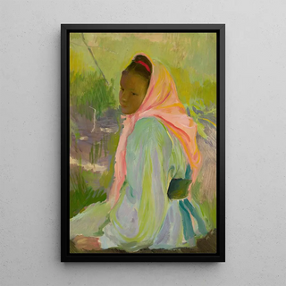 Konrad Krzyanowski - Girl from Polesie sketch.webp